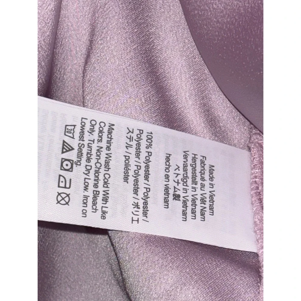 J. Crew Purple‎ Puff Sleeve Keyhole Blouse Top Extra Small TXS New With Tags